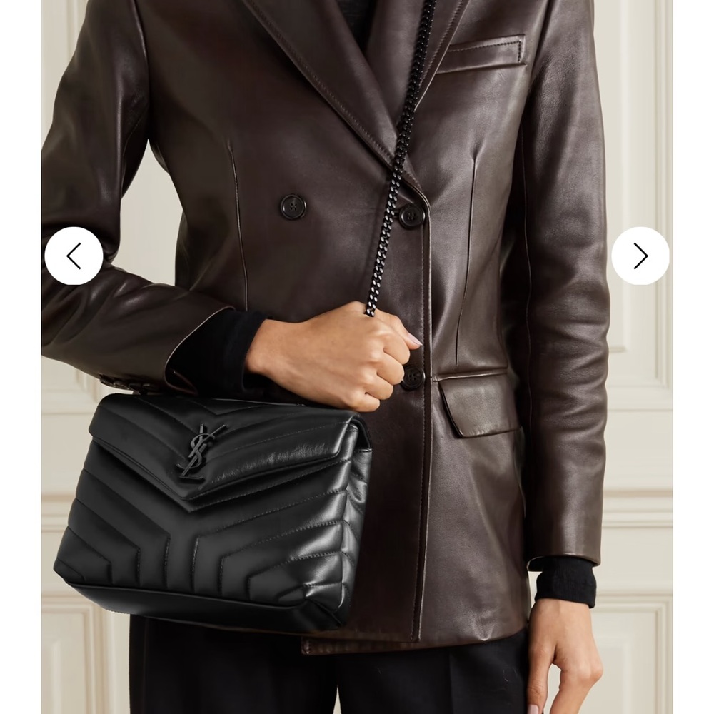 SOLD Saint Laurent Loulou small quilted leather shoulder bag